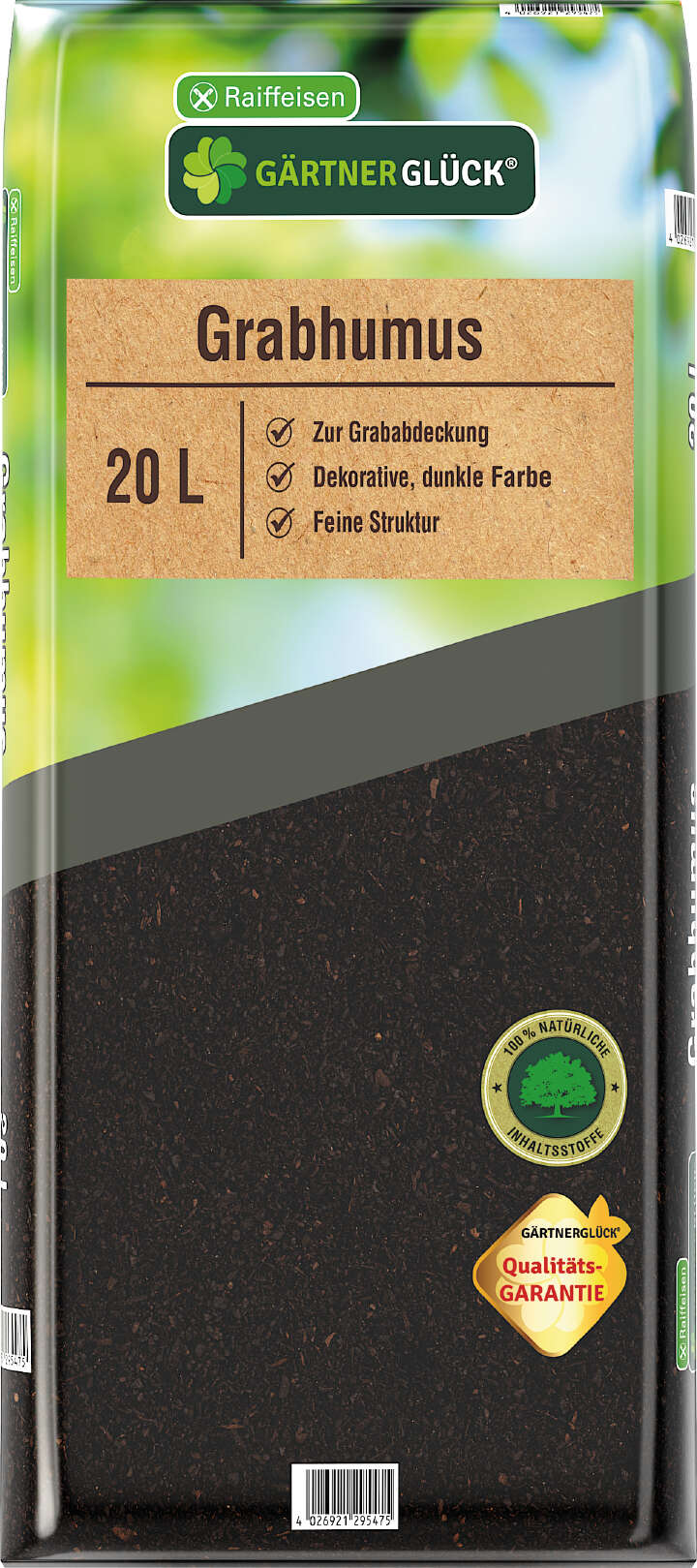 GÄRTNERGLÜCK Torffreier Grabhumus